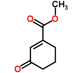 Methyl 3-oxo-1-cyclohexene-1-carboxylate Structure