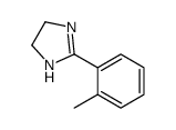 1H-IMIDAZOLE, 4,5-DIHYDRO-2-(2-METHYLPHENYL)-结构式