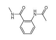 N-acetyl-anthranilic acid methylamide结构式