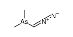 diazomethyl(dimethyl)arsane Structure