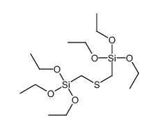 Bis(triethoxysilylmethyl) sulfide Structure