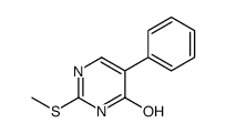 2-methylsulfanyl-5-phenyl-1H-pyrimidin-6-one结构式
