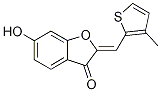 (2Z)-6-羟基-2-[(3-甲基-2-噻吩)亚甲基]-3-苯并结构式