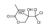 (3,3,3-trichloro-2,2-dihydroxypropyl) 2-methylprop-2-enoate Structure