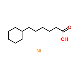 6-Cyclohexylhexanoic acid-nickel (1:1) Structure