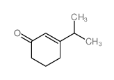 2-Cyclohexen-1-one,3-(1-methylethyl)-结构式