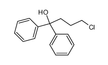 4-hydroxy-4,4-diphenylbutyl chloride结构式