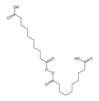 10-(9-carboxynonanoylperoxy)-10-oxodecanoic acid Structure