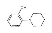 2-(1-哌啶基)苯酚结构式