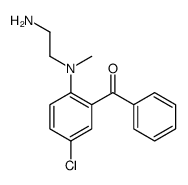 [2-[2-aminoethyl(methyl)amino]-5-chlorophenyl]-phenylmethanone Structure