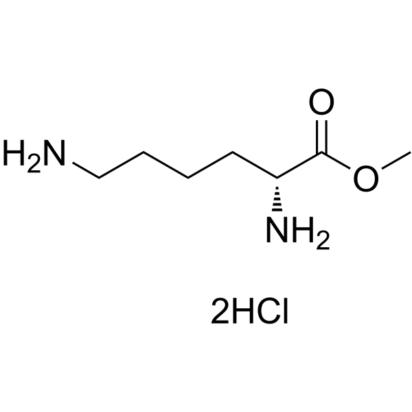 D-赖氨酸甲酯二盐酸盐结构式
