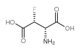 3(R)-氟-D-冬氨酸结构式