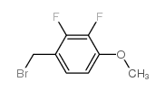 2,3-DIFLUORO-4-METHOXYBENZYL BROMIDE Structure