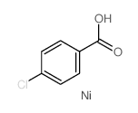 Benzoic acid,4-chloro-, nickel(2+) salt (2:1) Structure