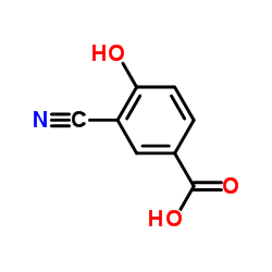 3-Cyano-4-hydroxybenzoic acid Structure
