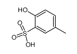 2-Hydroxy-5-methylbenzenesulfonic acid structure
