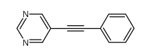 5-(苯基乙炔)嘧啶结构式