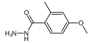 4-methoxy-2-methylbenzoic acid hydrazide结构式