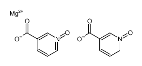 magnesium,1-oxidopyridin-1-ium-3-carboxylate结构式