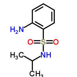 2-氨基-N-异丙基苯磺酰胺结构式
