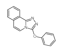 3-phenoxy-[1,2,4]triazolo[3,4-a]isoquinoline结构式