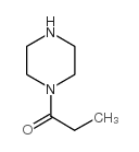 1-(丙酰基)-哌嗪结构式