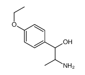Benzenemethanol, alpha-(1-aminoethyl)-4-ethoxy- (9CI) Structure