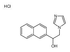 2-imidazol-1-yl-1-naphthalen-2-ylethanol,hydrochloride Structure