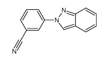 3-indazol-2-ylbenzonitrile结构式