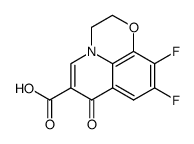 9,10-difluoro-7-oxo-2,3-dihydro-7H-pyrido[1,2,3-de][1,4]benzoxazine-6-carboxylic acid Structure