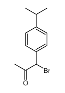 1-bromo-1-(4-propan-2-ylphenyl)propan-2-one Structure
