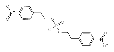 bis[2-(p-nitrophenyl)ethyl] phosphorochloridate Structure