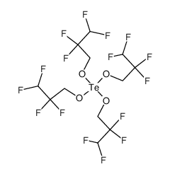 tetrakis(2,2,3,3-tetrafluoropropoxy)-l4-tellane结构式