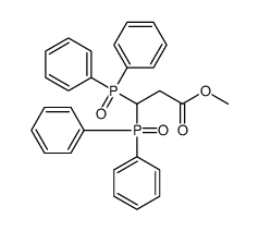 methyl 3,3-bis(diphenylphosphoryl)propanoate结构式