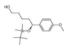 (S)-5-((tert-butyldimethylsilyl)oxy)-5-(4-methoxyphenyl)pentan-1-ol Structure