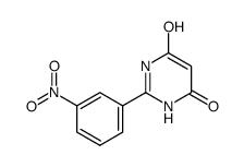 6-HYDROXY-2-(3-NITROPHENYL)-4(3H)-PYRIMIDINONE结构式