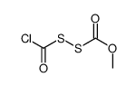 methyl (carbonochloridoyldisulfanyl)formate结构式