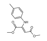 methyl 3-carbomethoxy-3-(4'-methylphenyl)amino-2-propenoate Structure
