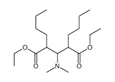diethyl 2,4-dibutyl-3-(dimethylamino)pentanedioate结构式