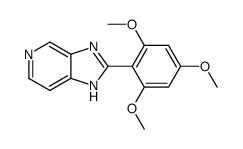 2-(2,4,6-trimethoxyphenyl)-3H-imidazo[4,5-c]pyridine Structure