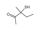 2-Pentanone, 3-mercapto-3-methyl- (7CI,9CI) Structure
