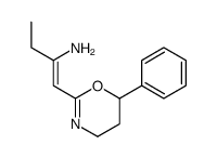 1-(6-phenyl-5,6-dihydro-4H-1,3-oxazin-2-yl)but-1-en-2-amine结构式