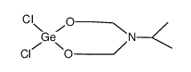 2,2-dichloro-6-isopropyl-1,3-dioxa-6-aza-2-germacyclooctane Structure