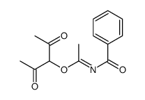 2,4-dioxopentan-3-yl N-benzoylethanimidate结构式