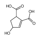 4-hydroxycyclopent-2-ene-1,2-dicarboxylic acid结构式