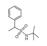 N-(tert-butyl)-1-phenylethane-1-sulfonamide Structure