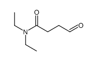 N,N-diethyl-4-oxobutanamide Structure