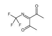 3-(trifluoromethylimino)pentane-2,4-dione结构式