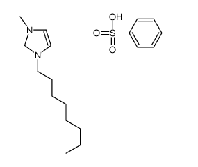 4-methylbenzenesulfonate,1-methyl-3-octyl-1,2-dihydroimidazol-1-ium Structure