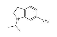 1-异丙基-2,3-二氢-1H-吲哚-6-胺结构式